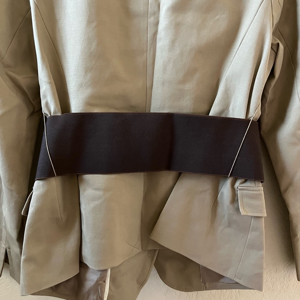 Worthington Women’s Jacket | Size M | Heritage Khaki | Belted | New With Tags - Picture 12 of 16